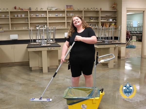 Anna Pounds, Head Custodian at Cherokee
